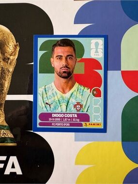 Panini FIFA World Cup 2026 Sticker Diogo Costa FC Porto POR 2 Blue Parallel